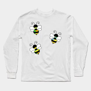 3 Bees Long Sleeve T-Shirt